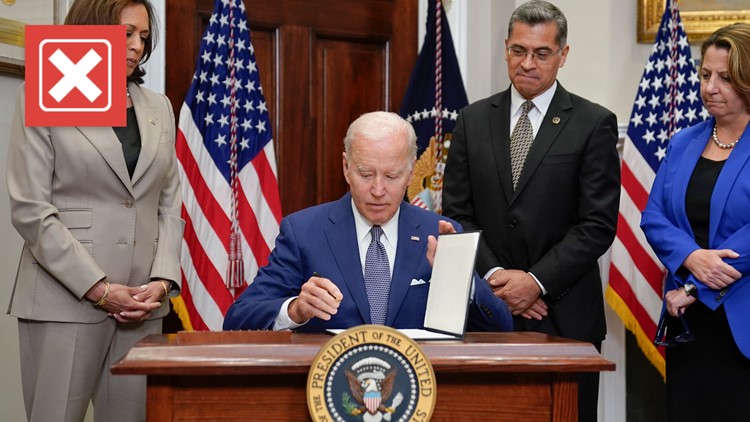 No, Biden’s executive order doesn’t reverse the Supreme Court decision to overturn Roe v. Wade
