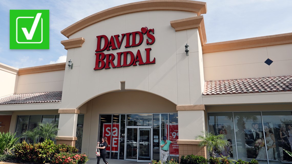 David’s Bridal has filed for bankruptcy but your dress order is safe