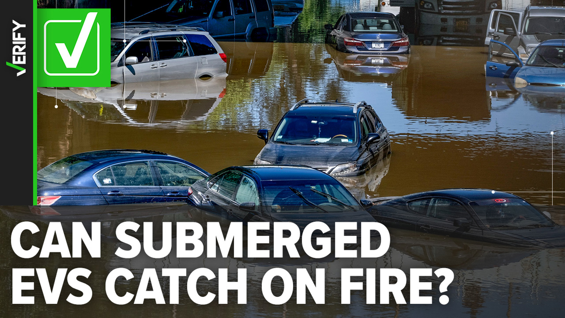 While rare, it’s possible for electric cars to catch fire after being submerged, even weeks after a flood.