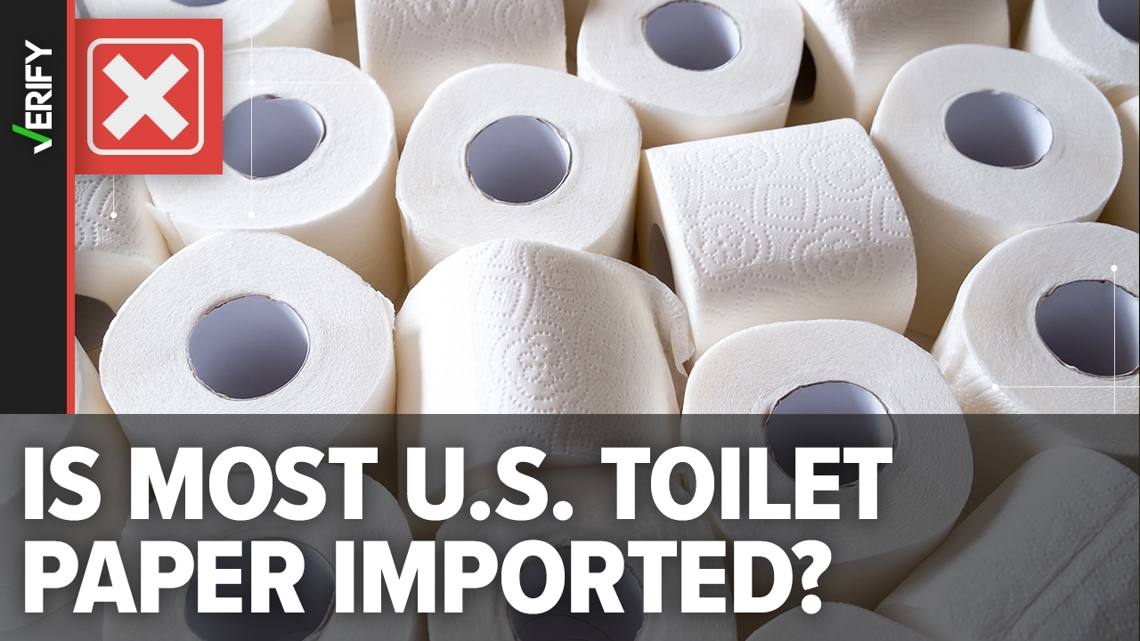 No, most toilet paper is the U.S. is not imported | 13newsnow.com