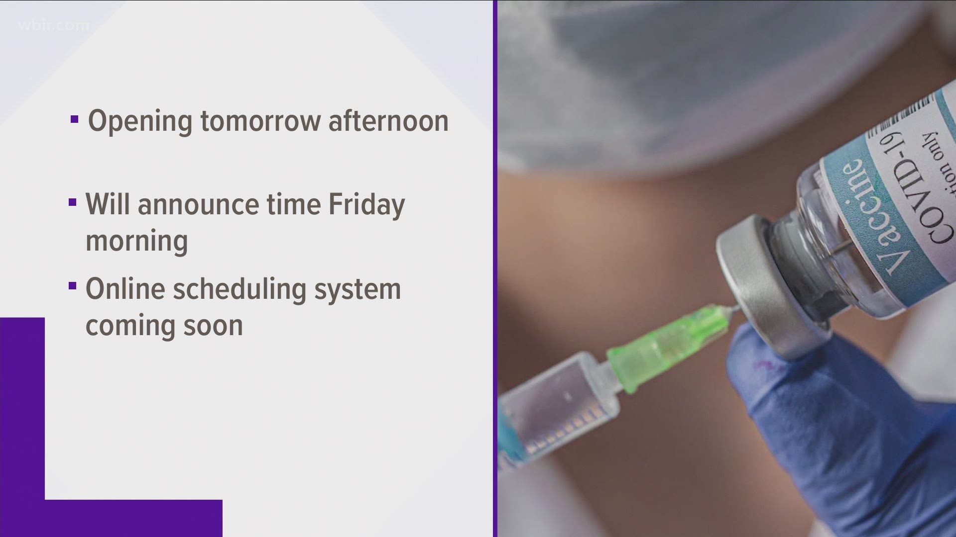 All Appointments Full For Next Knox Co Vaccine Clinic Waiting List Coming Soon 13newsnow Com