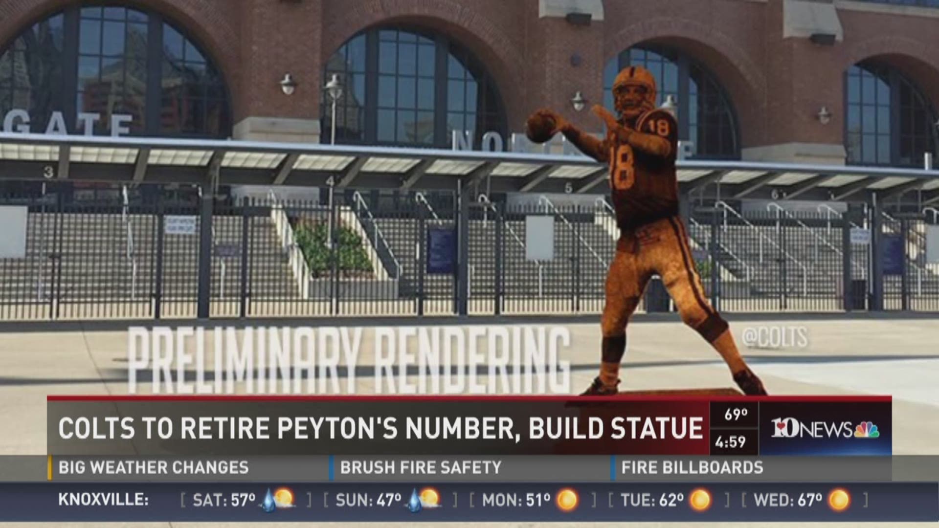 Colts to retire Peyton Manning's number during fall ceremony