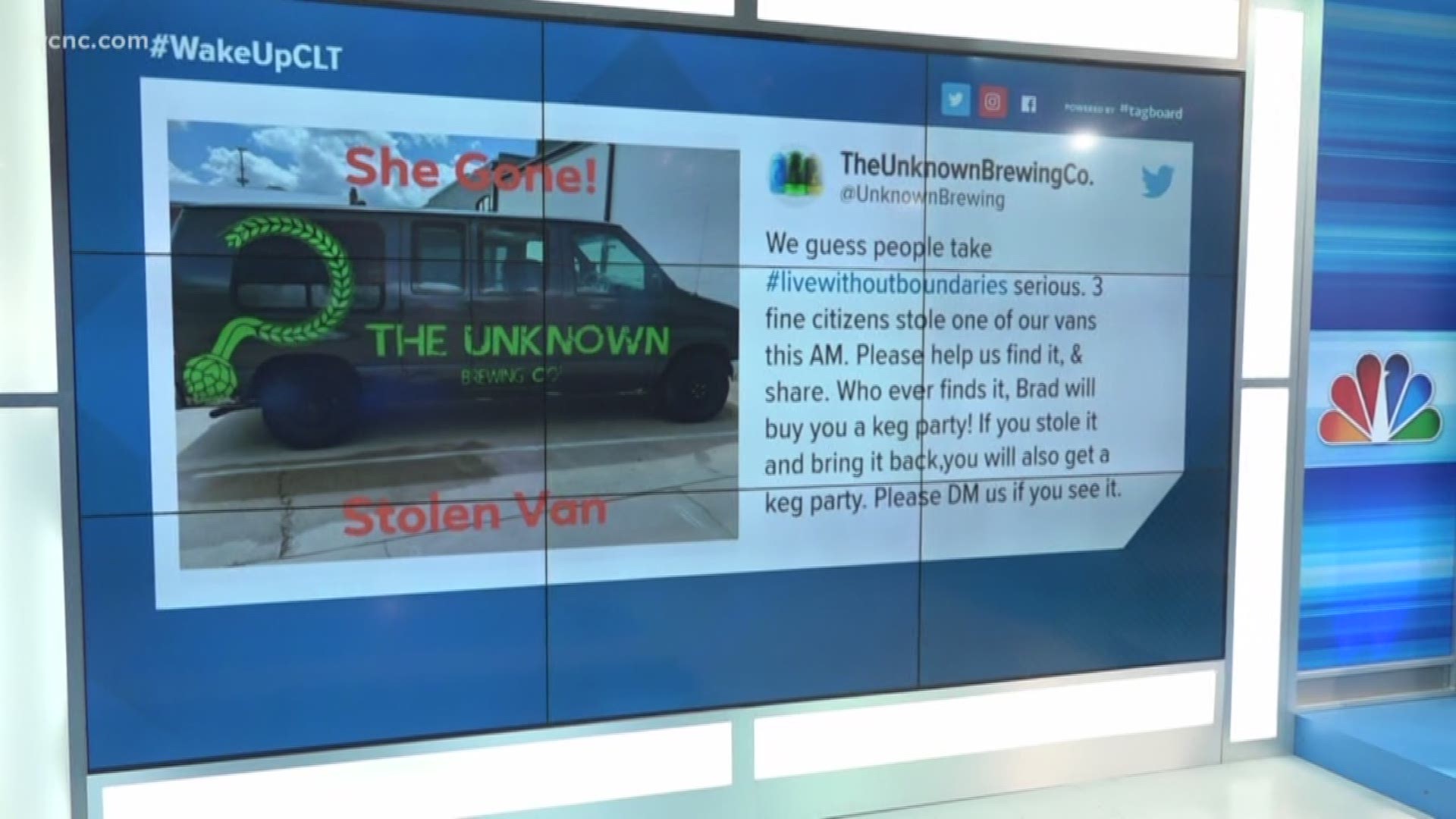 3 vans stolen