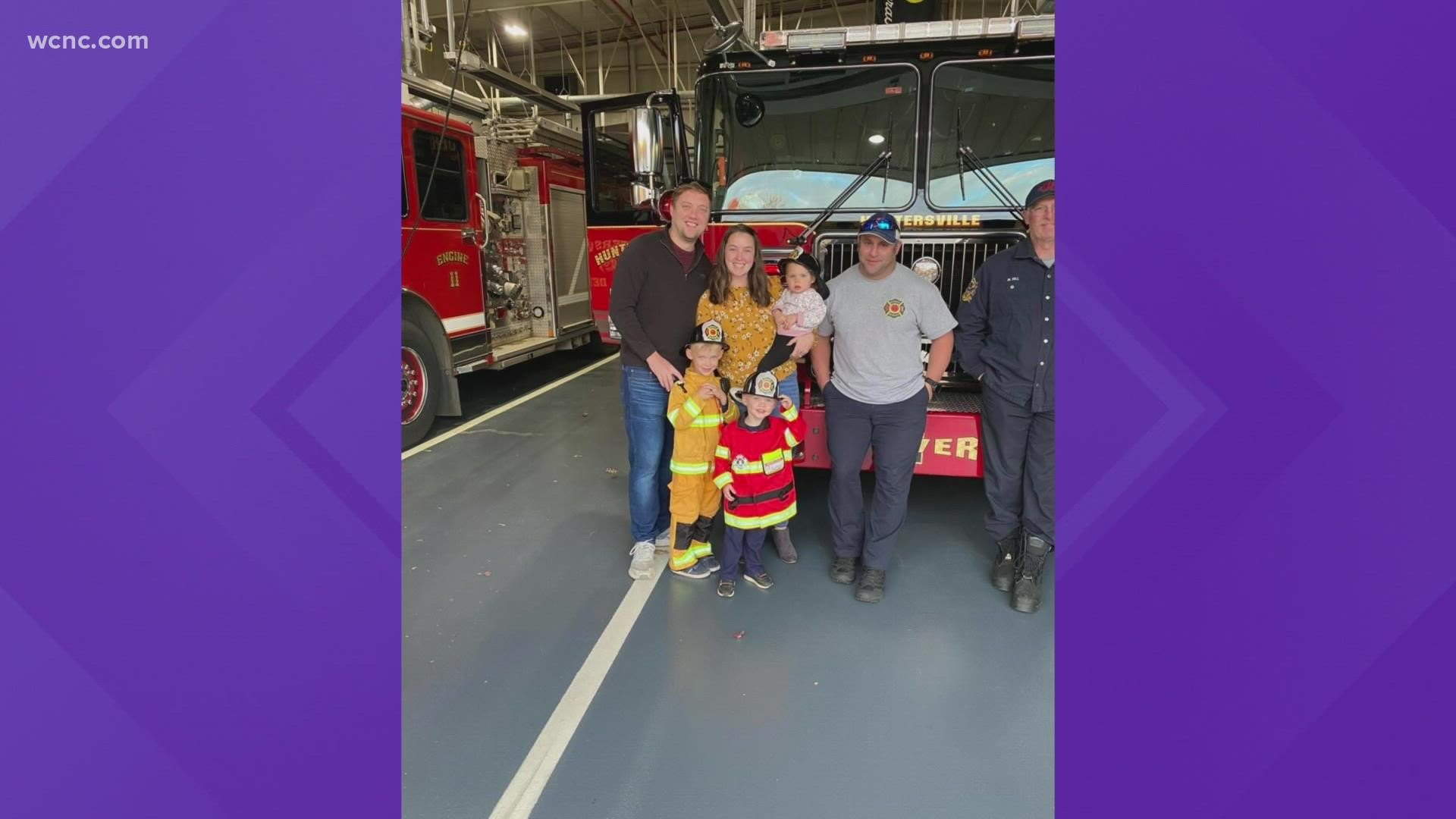 A 5-year-old broke open his piggy bank to help out his local fire department.