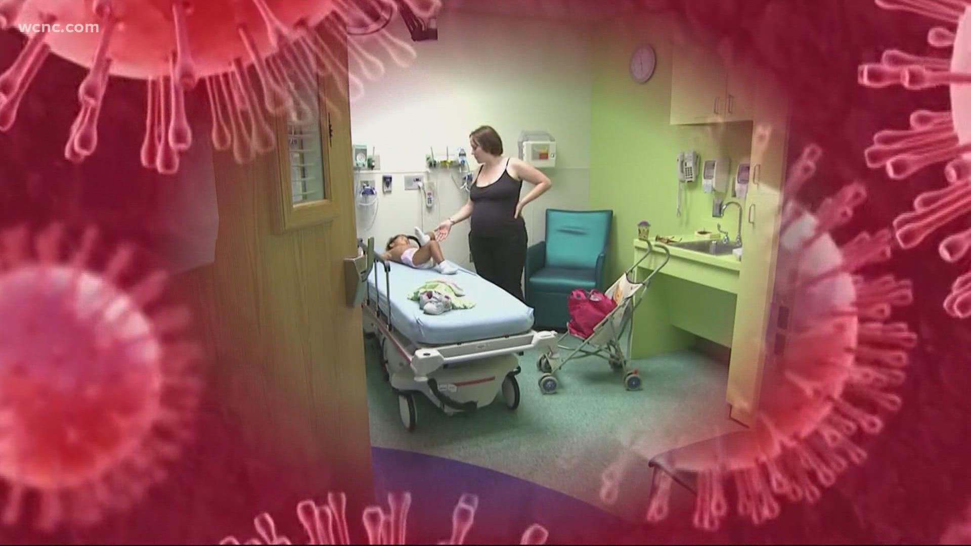 Tanya Mendis breaks down how area hospitals are handling the spike in pediatric cases.