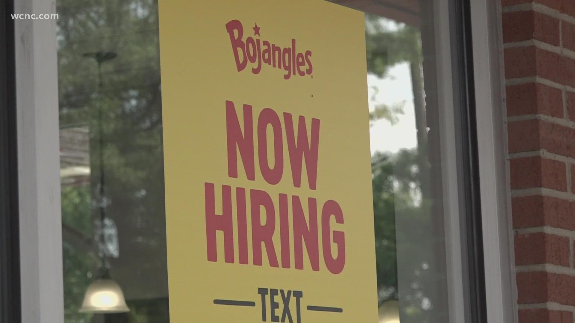 Looking for a job this holiday season? Charlotte restaurant chain Bojangles is hiring for hundreds of positions at restaurants across the area.