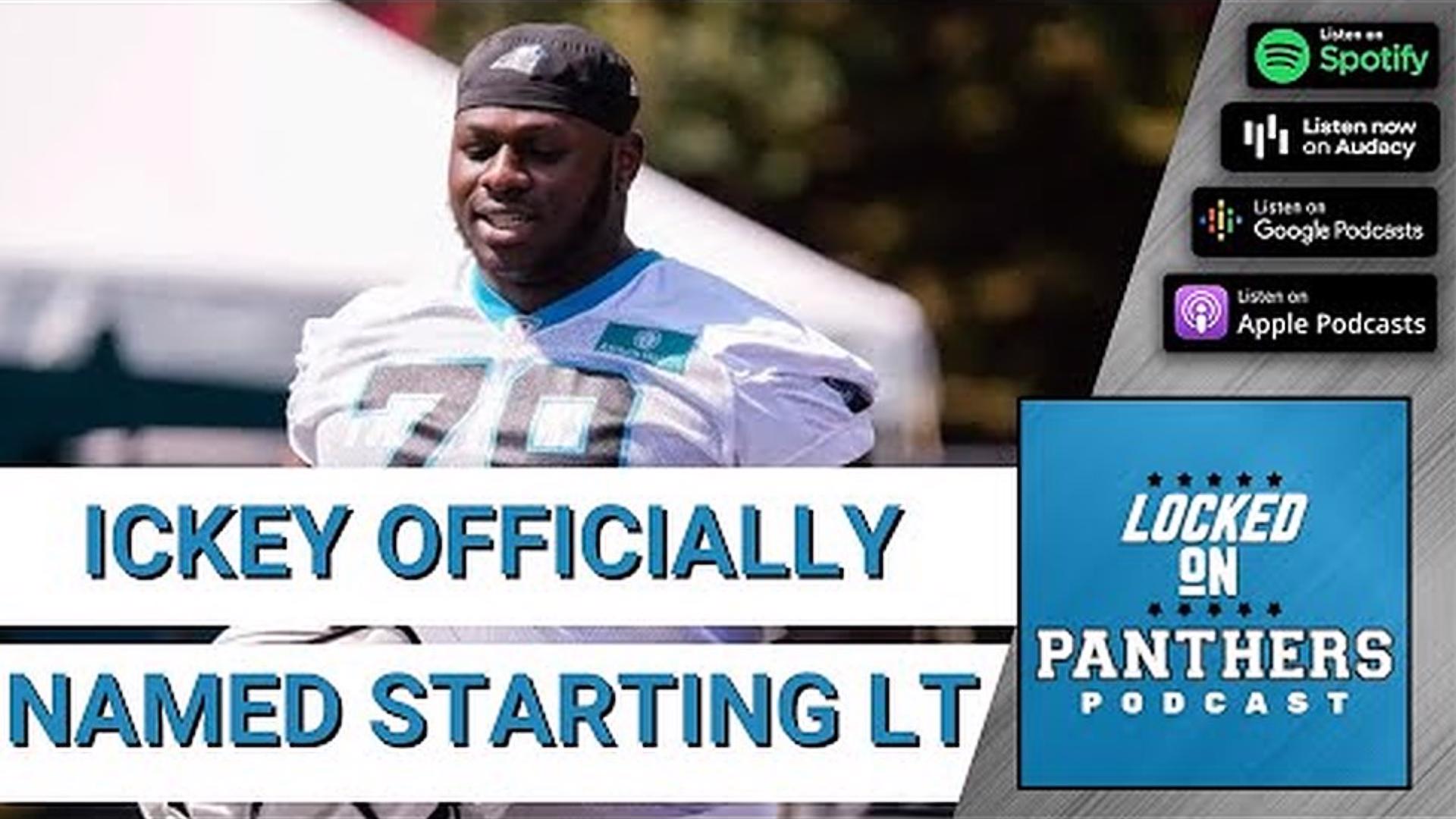 Panthers head coach Matt Rhule officially named Ickey Ekwonu the team's starting left tackle answering the prayers of Panthers fans everywhere.