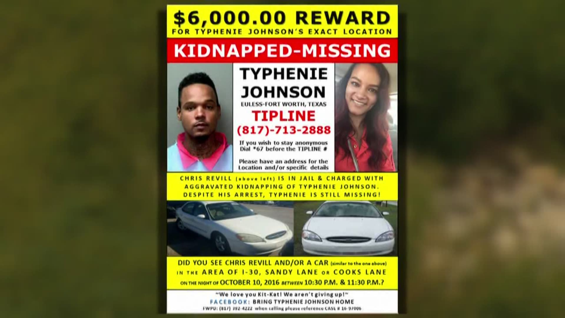 Typhenie Johnson Disappearance Anniversary