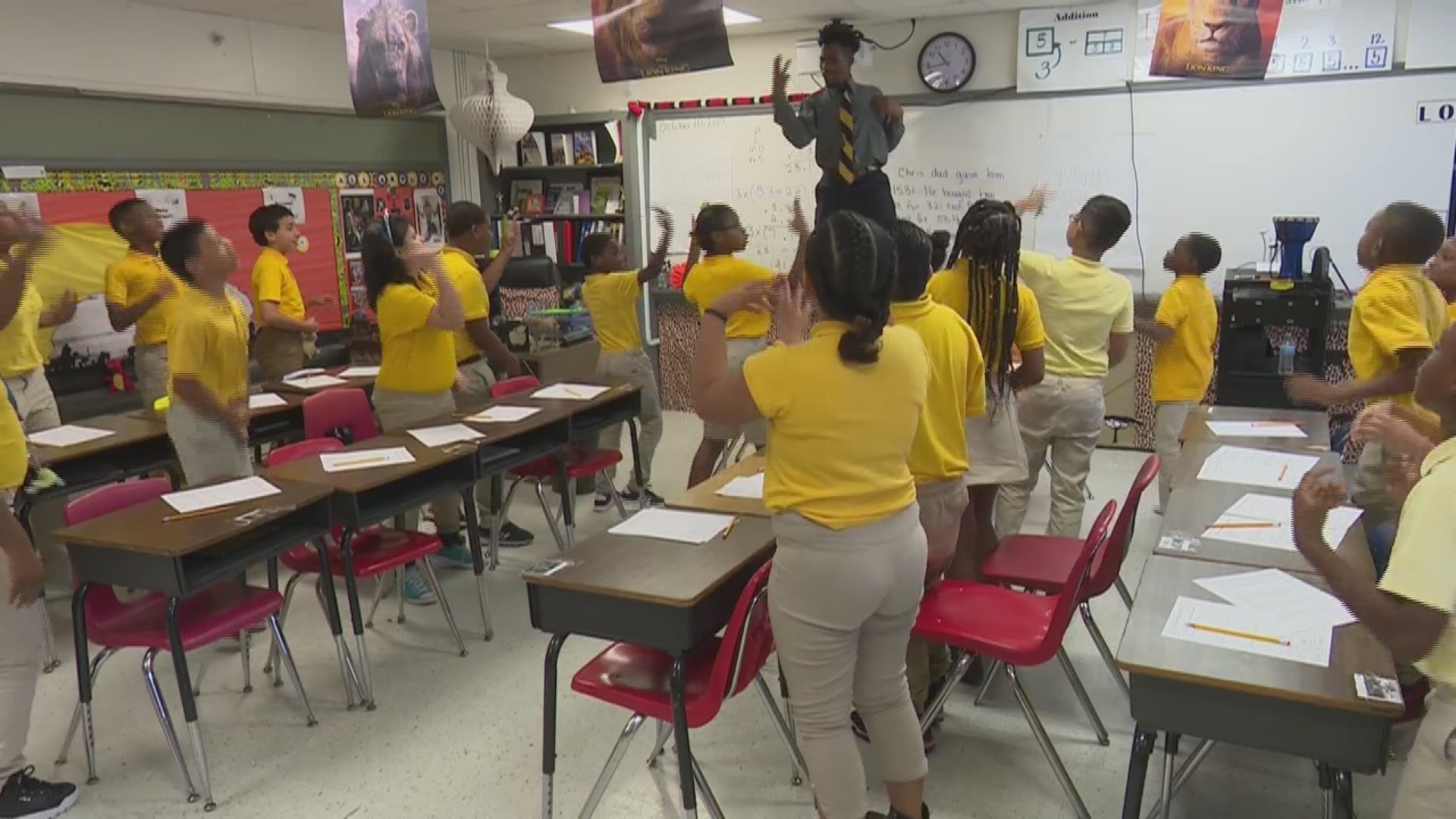 How many parents have kids who don't like math? That's not a problem for students in a Dallas elementary school class who have someone teaching them in a unique way.