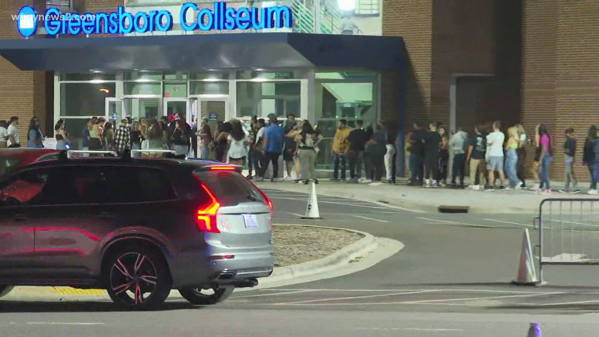 The J. Cole concert was supposed to start at 8 p.m. but there was a delay in production setup.