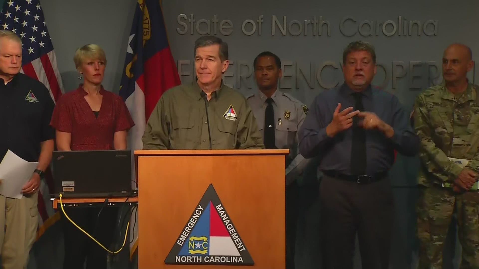 Governor Cooper is urging North Carolina to heed every warning as Dorian makes its impacts felt on our coast.