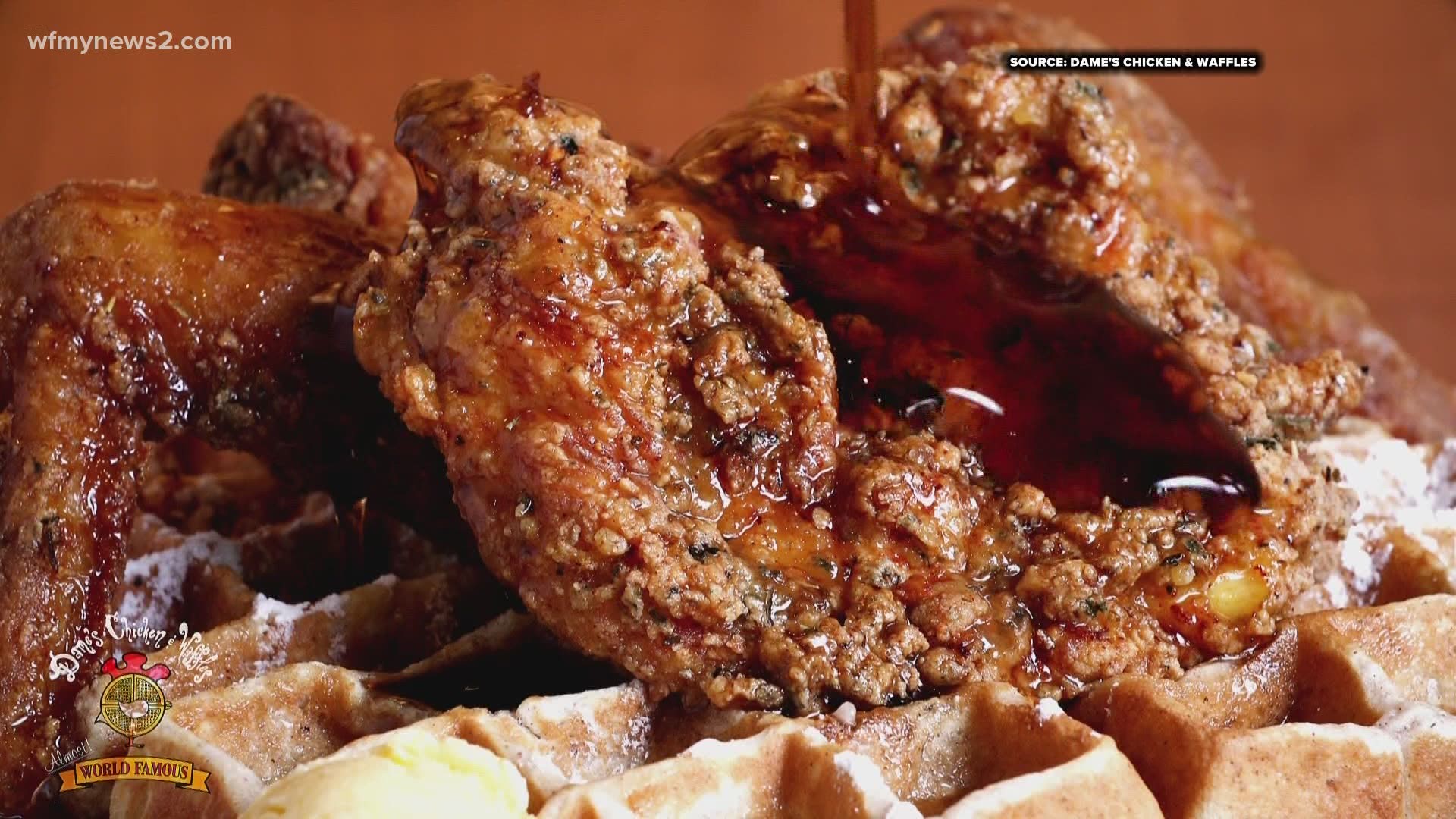 Dame's Chicken and Waffles is offering take-out and dine-in services amid COVID-19 pandemic.