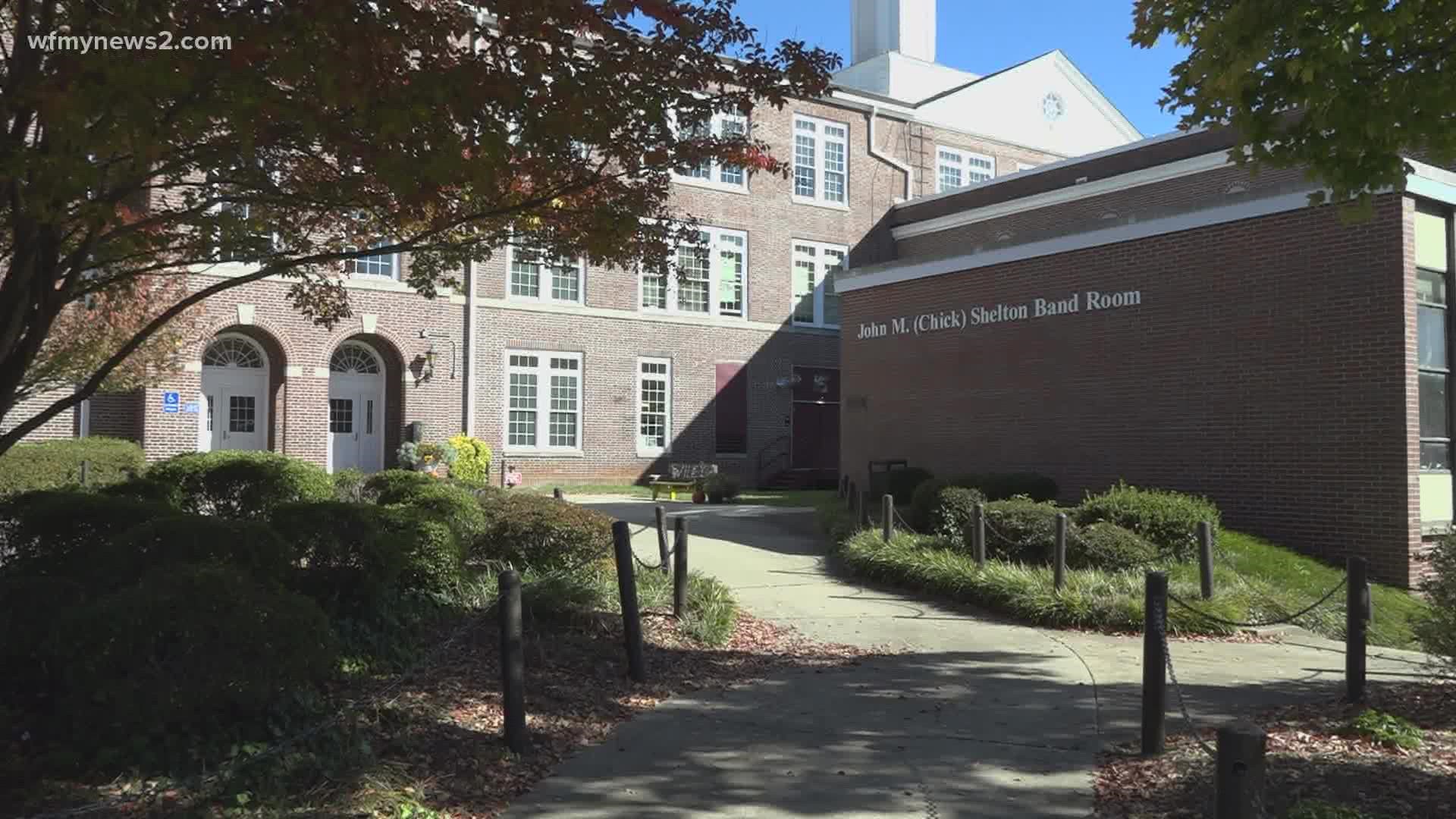 Winston-Salem police said the teens crashed the Wiley Middle School teacher’s Jeep into a tree.