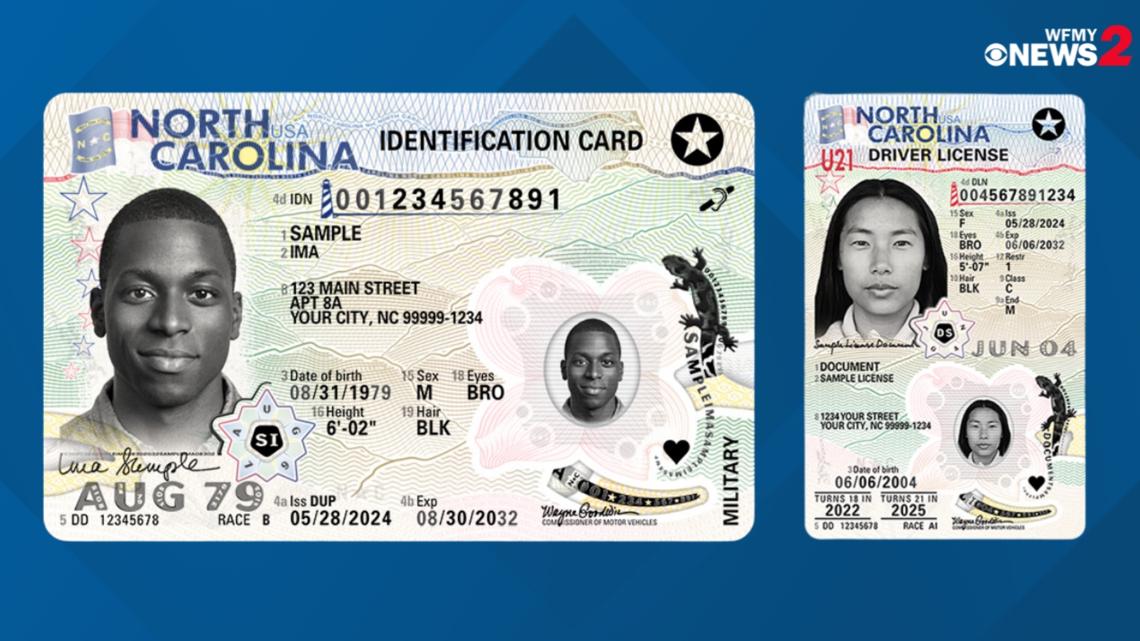 New North Carolina driver's license has 50+ security updates