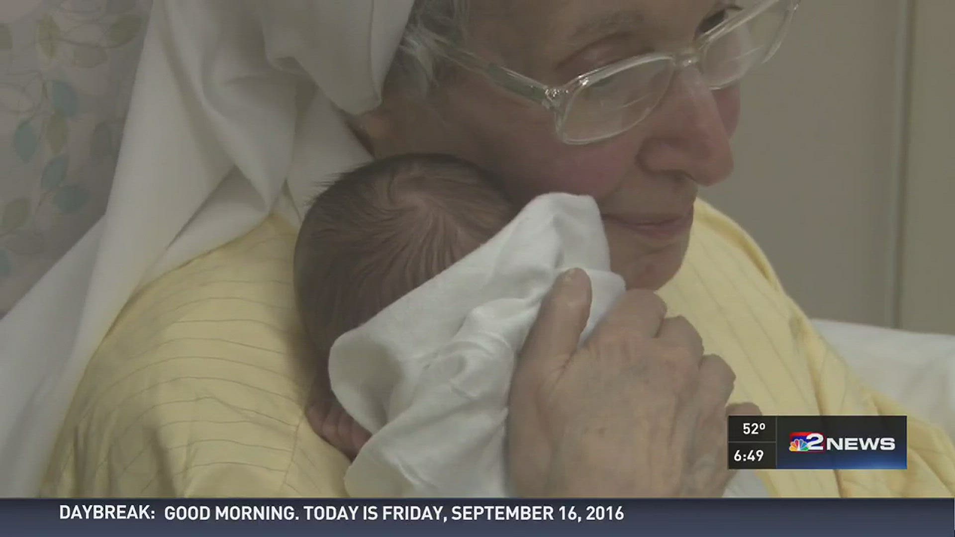 Baby Sister Crying Hd Videos - Meet 81-year-old Sister Francis, a NICU Baby Cuddler | 13newsnow.com