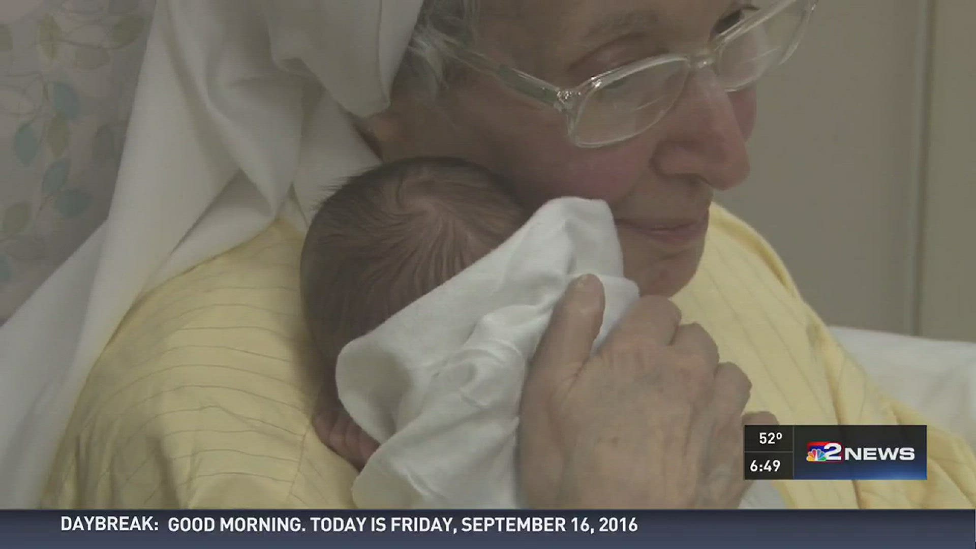 Meet 81-year-old Sister Francis, a NICU Baby Cuddler | 13newsnow.com