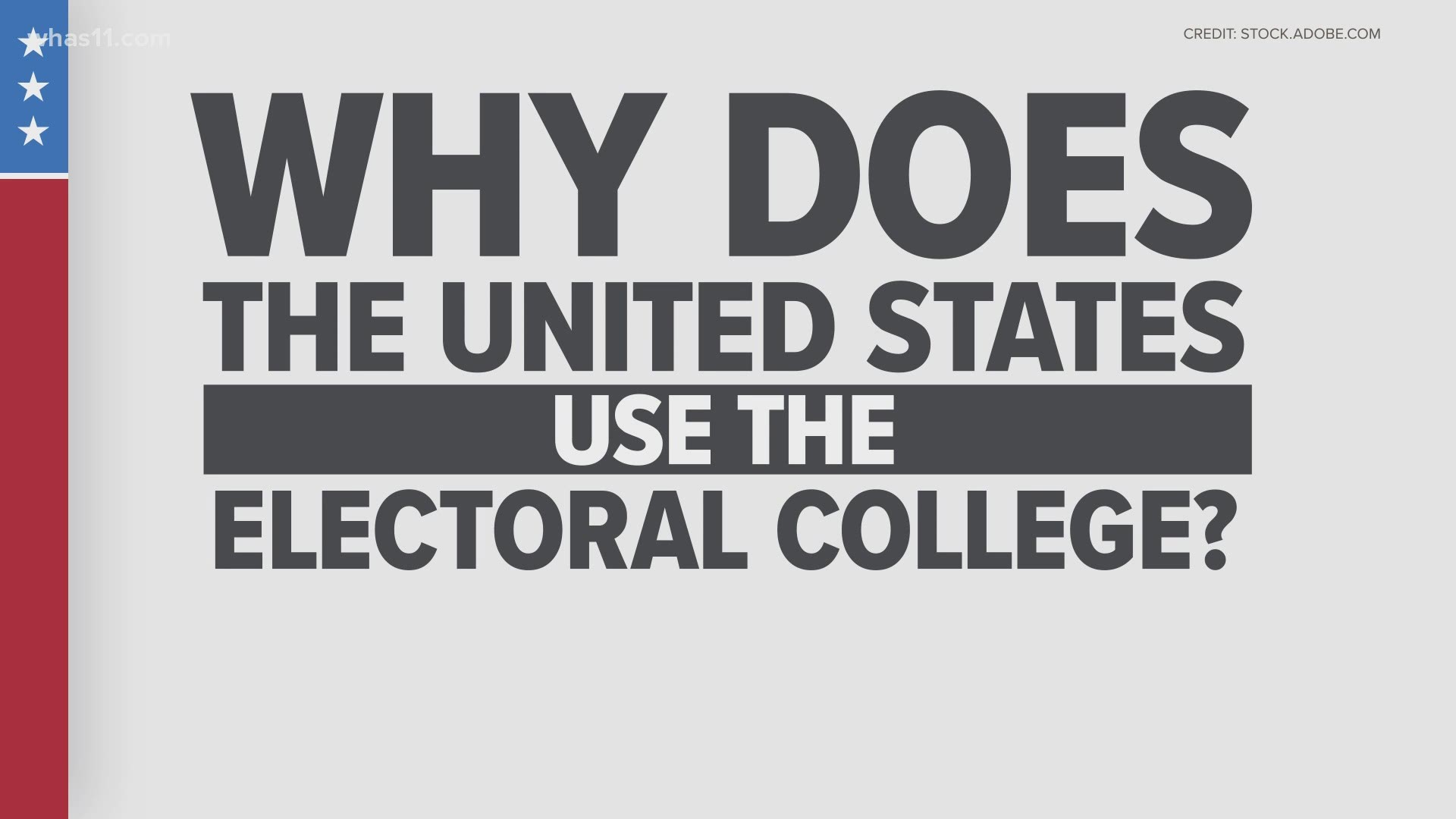 As election day draws near, we are taking a closer look at the United States Electoral College.