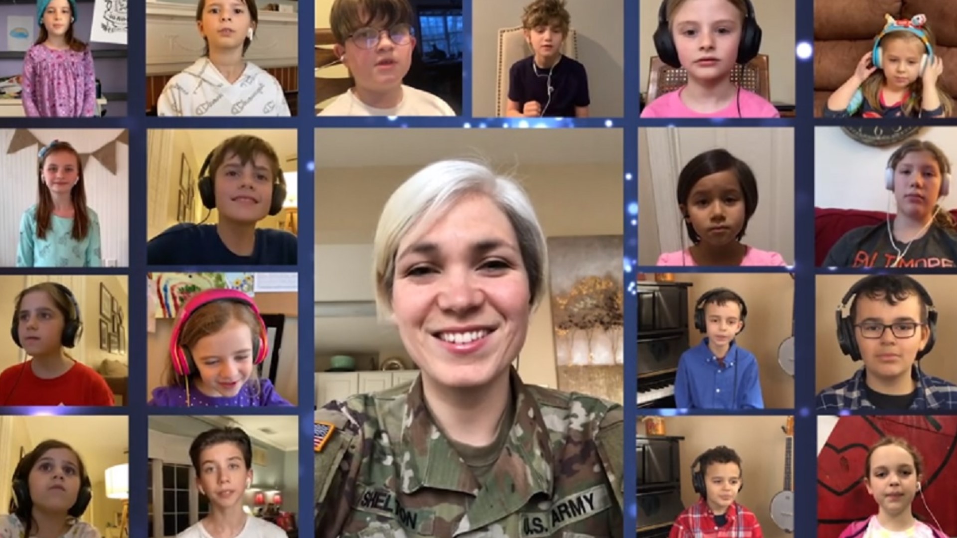 Soldier creates a sing-a-long video to help young children cope with anxiety and stress brought on by the COVID-19 pandemic. Julie 'Marie' Andrews would be proud.