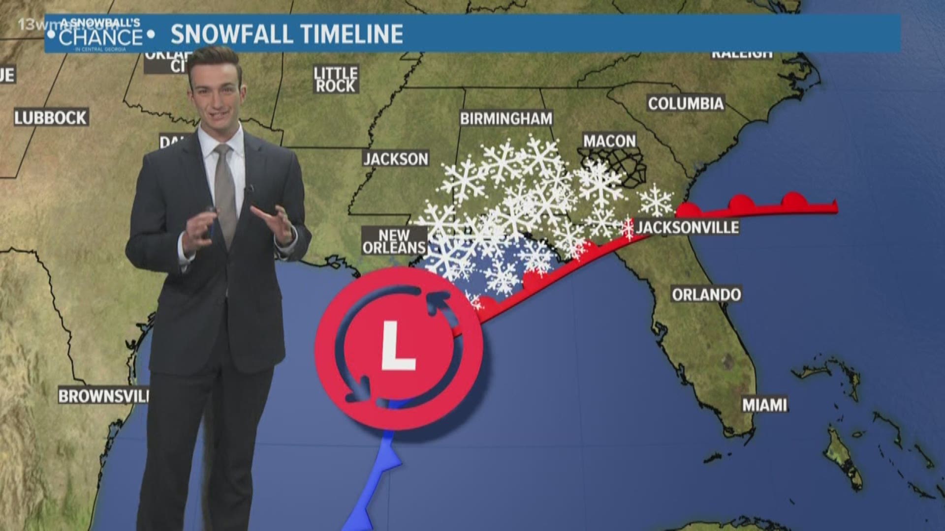 The snowstorm produced incredible snowfall totals covered a sprawling area of the country. Meteorologist Hunter Williams shows you how it affected Georgia.