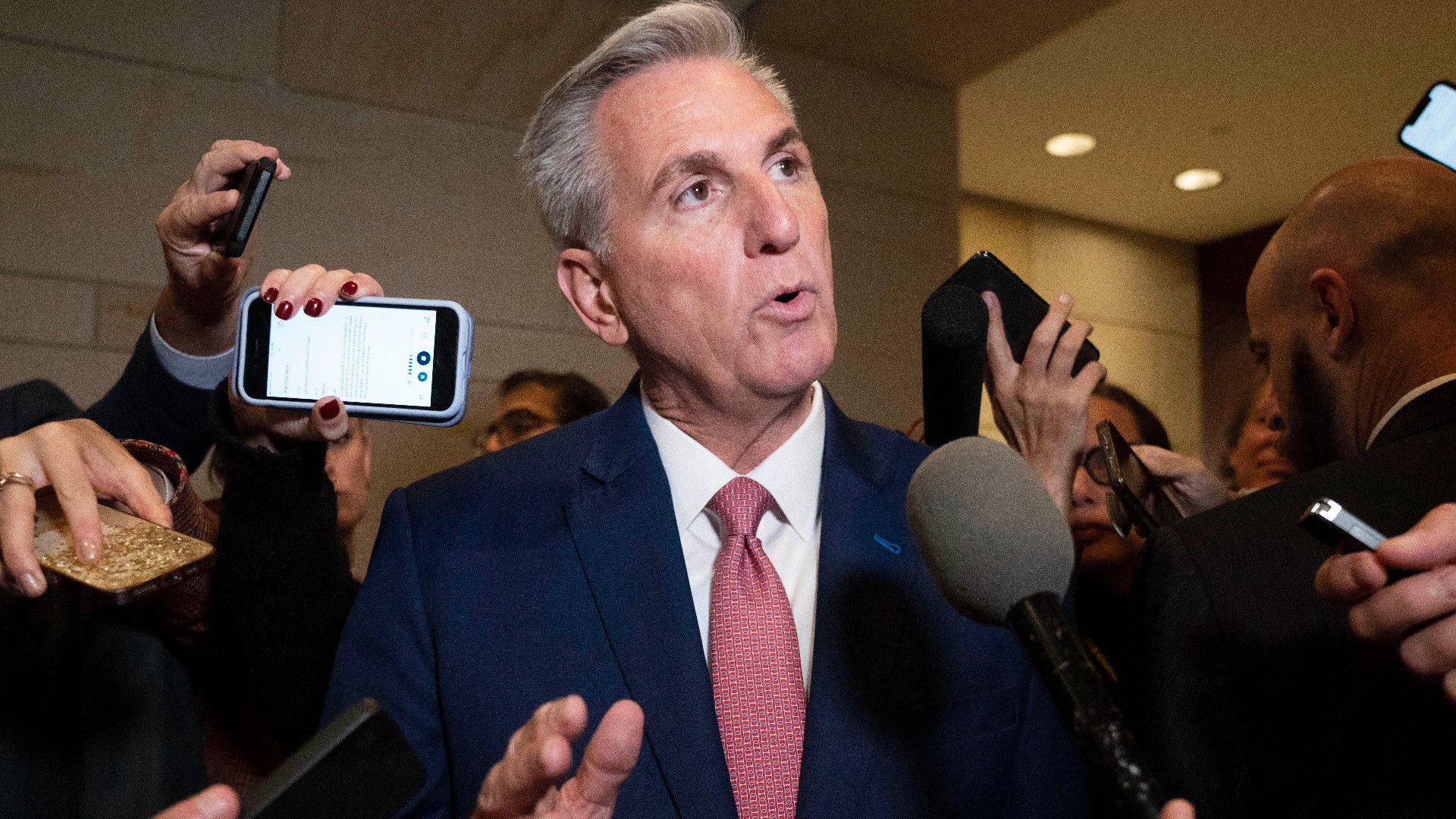The formal vote for speaker is in January and McCarthy will need to shore up support from no fewer than 218 lawmakers with potentially just a few votes to spare.