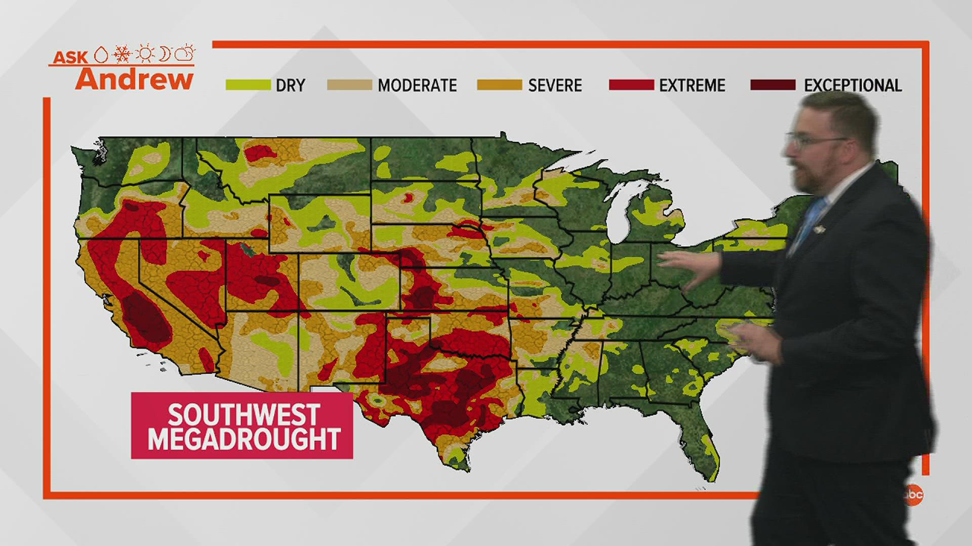Meteorologist Andrew Stutzke explains what type of pattern we need to see in order to ease ongoing drought conditions.