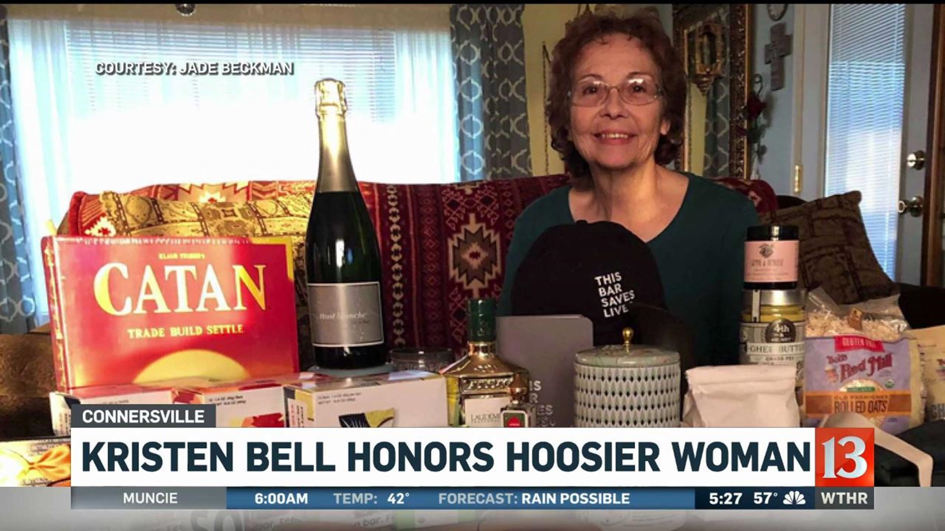 Kristen Bell honors Hoosier woman