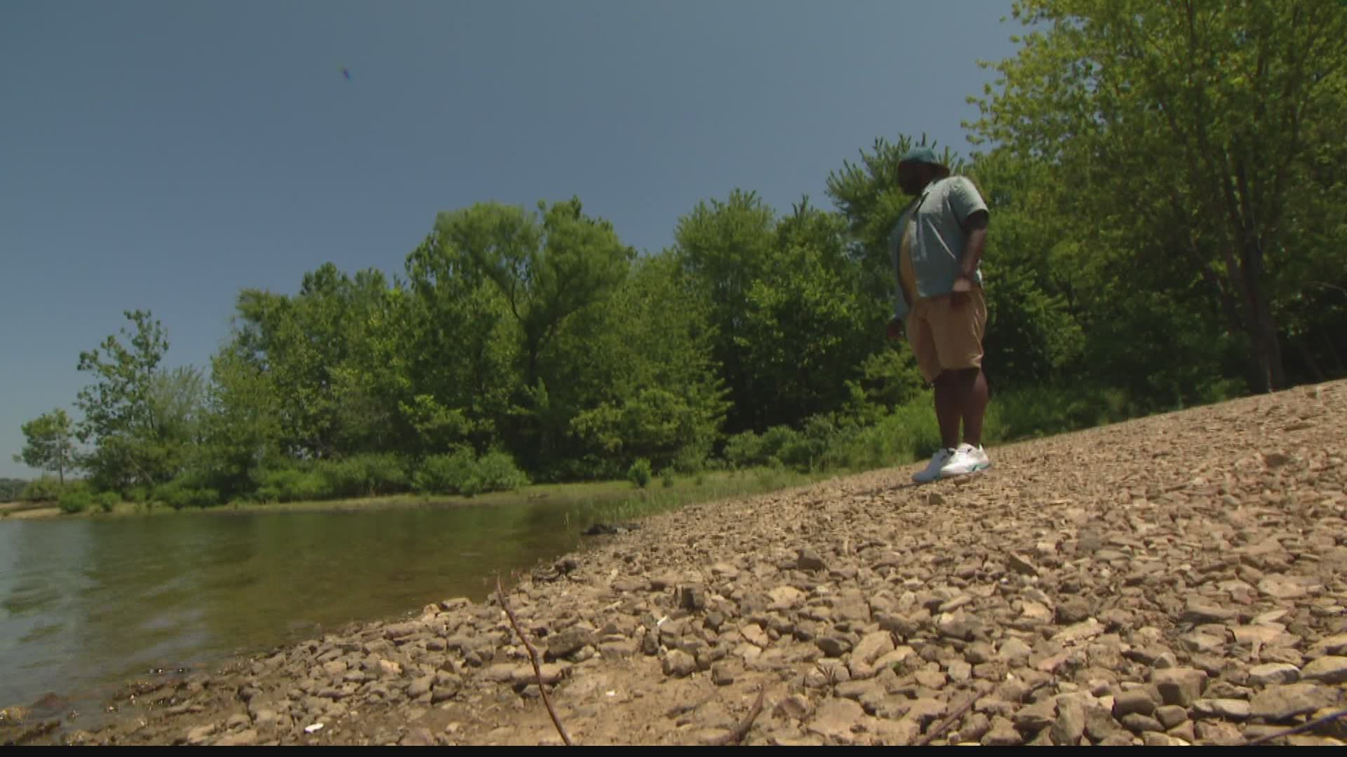 The man at the center of a confrontation at Lake Monroe takes 13News back to where it happened.