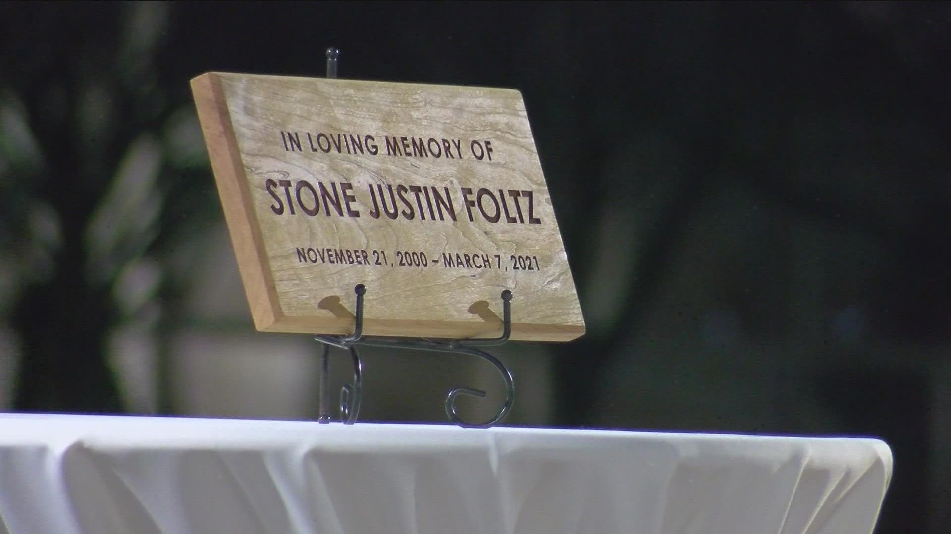 The family of Stone Foltz and Bowling Green State University release a joint statement following the settlement reached between the two.