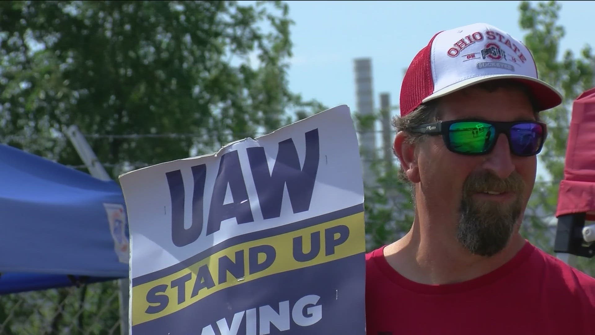 Striking Jeep workers expect to hear more later this week about additional plants going on strike.