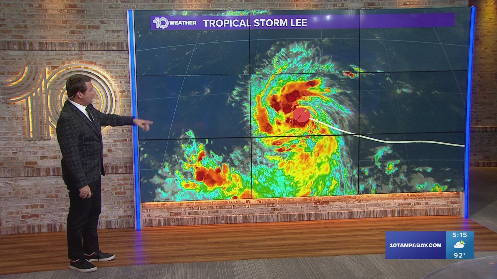 Impacts to the Leeward Islands are possible heading into the weekend.