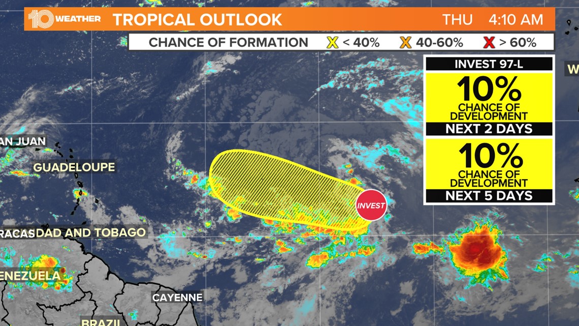 Tropical wave moving off the coast of Africa, may form in 5 days ...