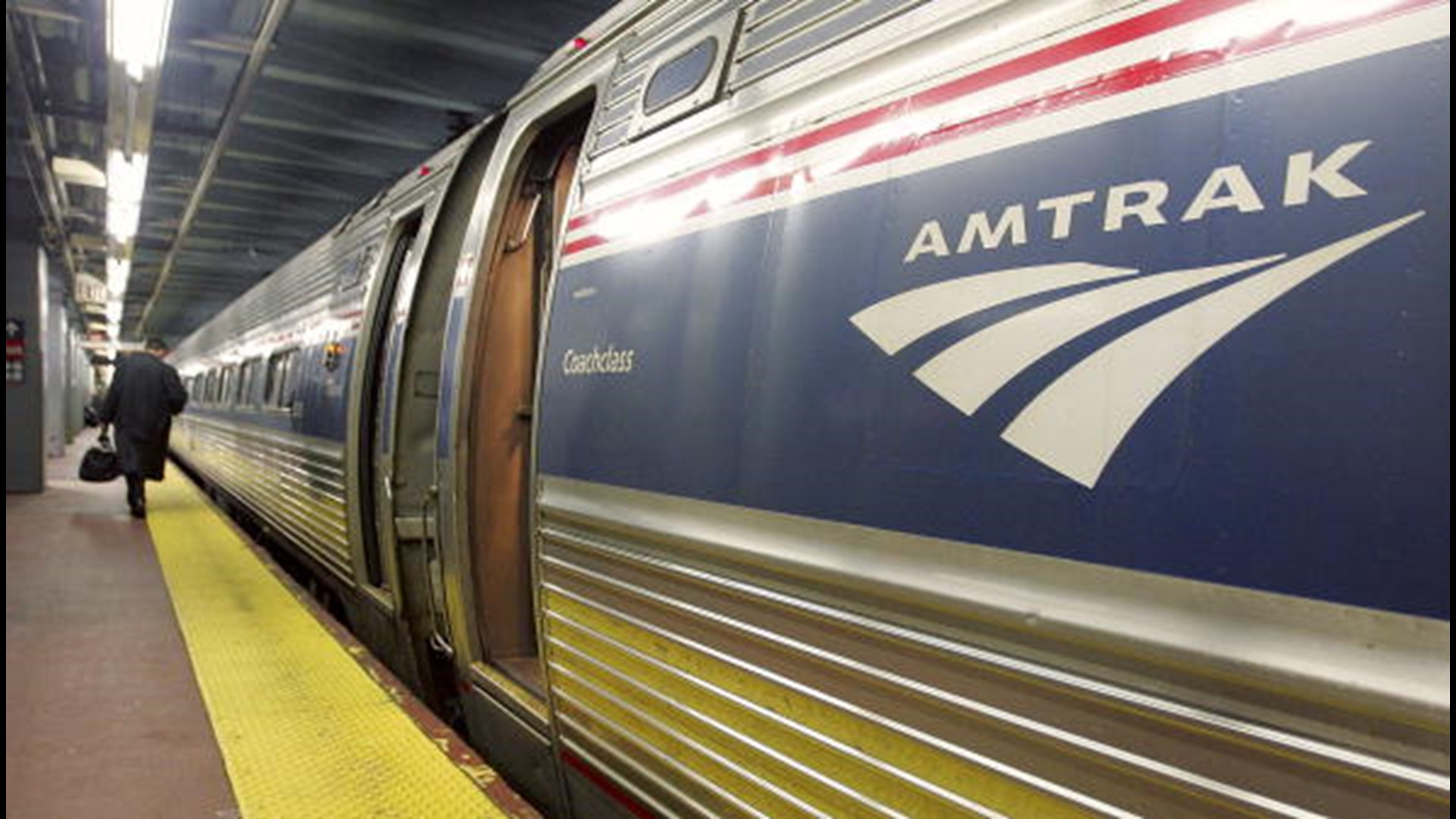 DC Fire officials say two Amtrak cars derailed inside the tunnel just before Union Station.