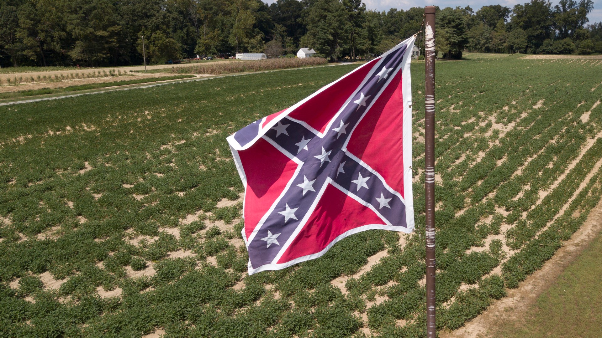 Franklin School Board member Penny Edwards responds to comments about racism and the connection to the Confederate flag.