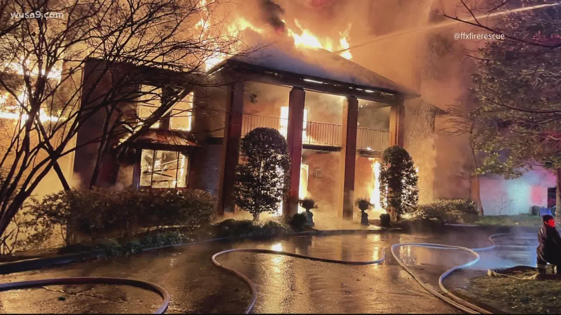 Crew battle large two-alarm fire in Mclean Wednesday | 13newsnow.com