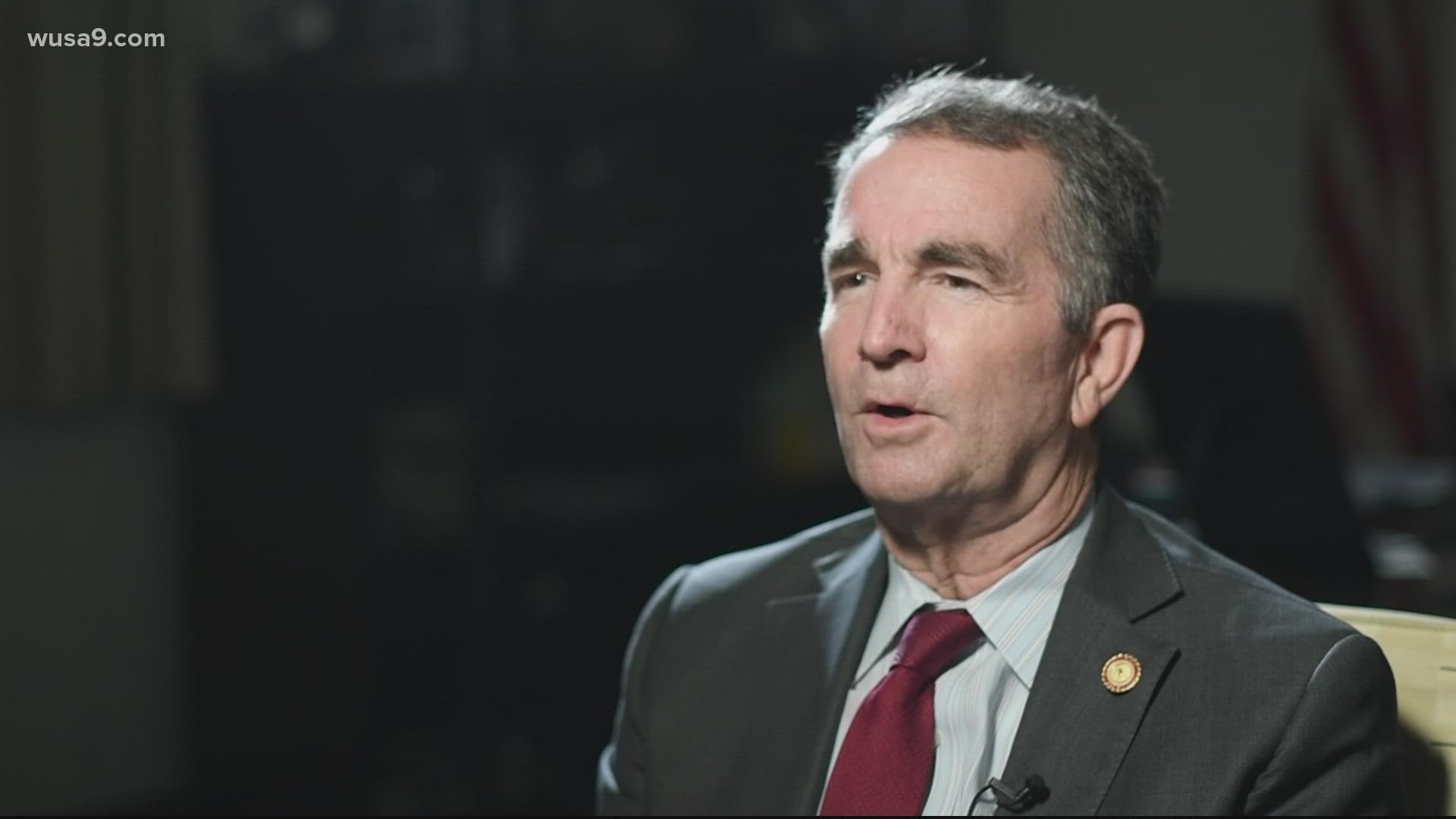 As his term as Virginia's governor comes to a close, Northam sat down with WUSA9's Lorenzo Hall.
