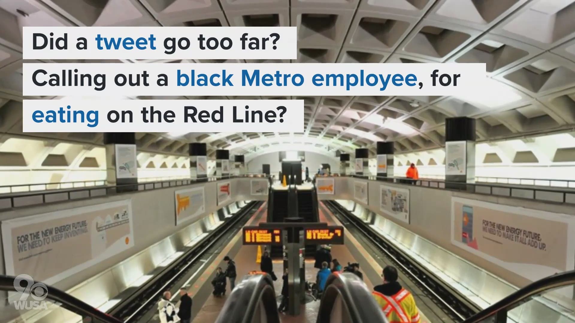 A Twitter user called out a black Metro employee for eating on the Red Line. The one with the complaint, not the employee, received the backlash.
