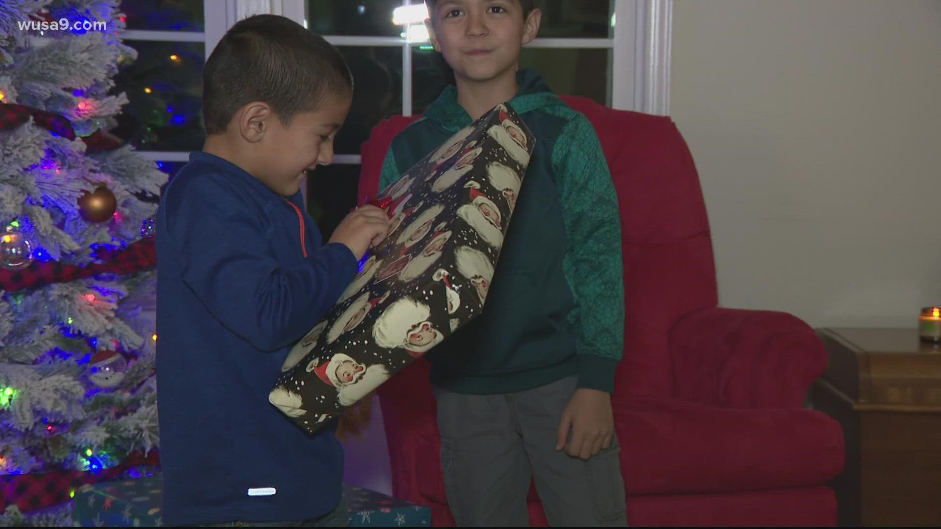 A DC nonprofit helps a family celebrate their very first Christmas in America.