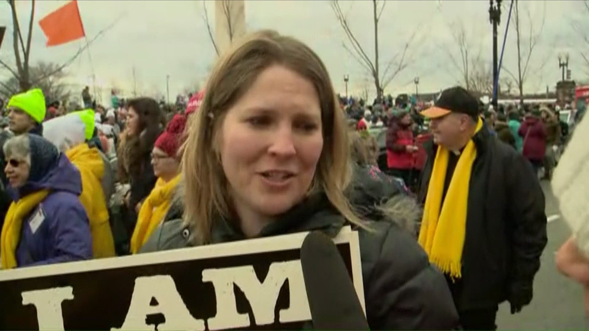 Video March For Life Protester Jenny Nelson 13newsnow Com