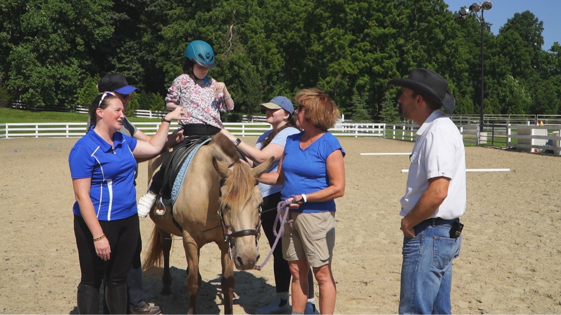 A farm in Clifton, Virginia is using horseback riding as a form of therapy.