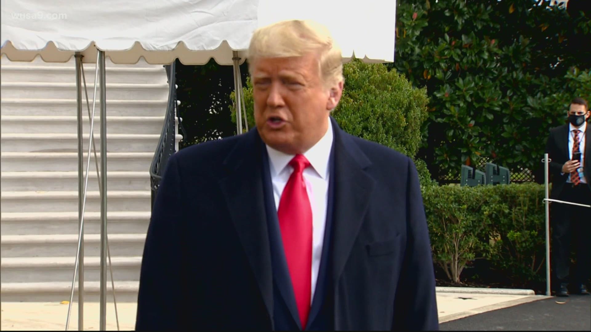 President Trump said Friday he’s not sure where he'll mark election night after DC officials signaled that a party planned at his hotel could violate COVID rules.