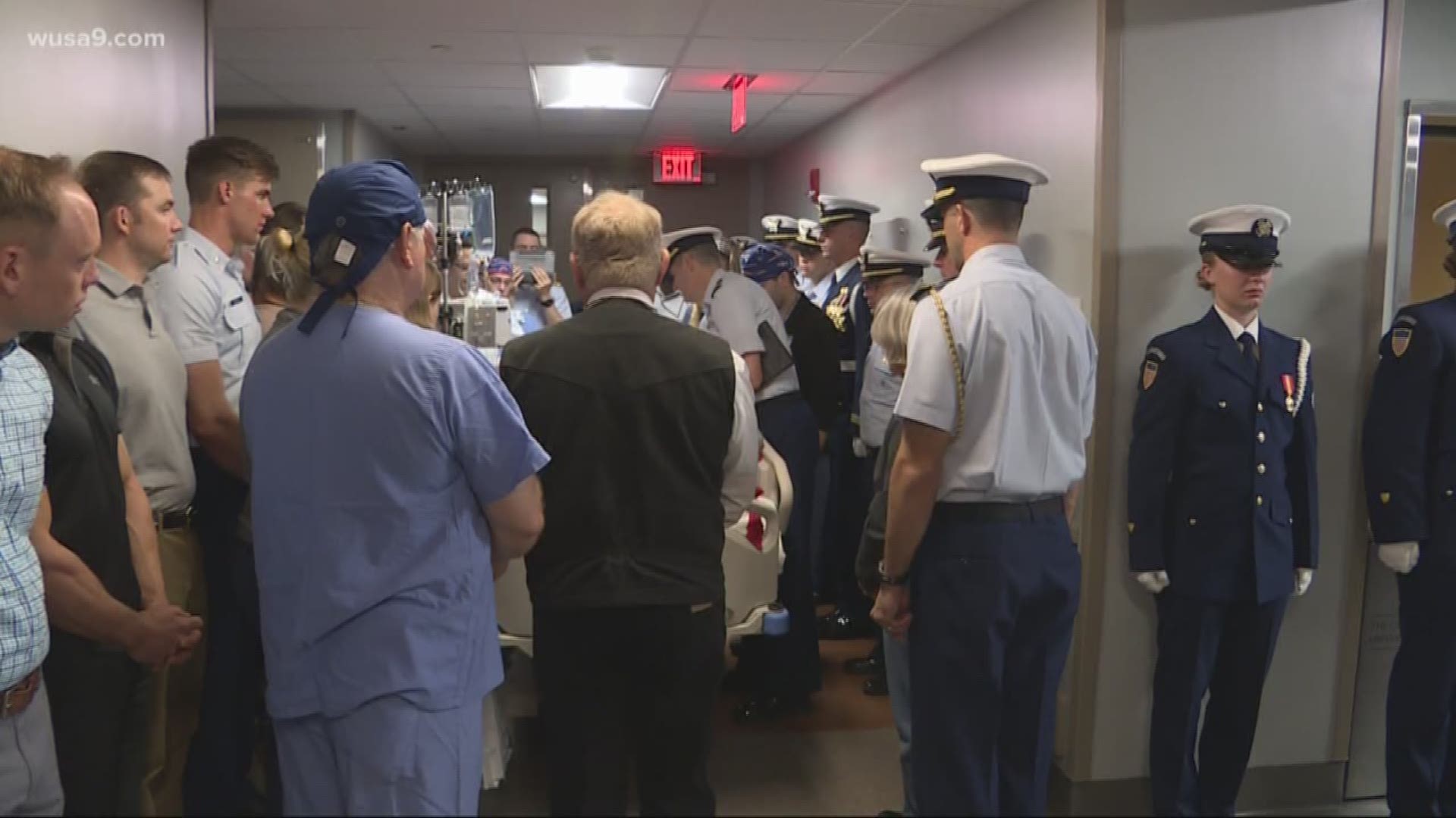 Molly Waters died from her injuries in a motorcycle crash. Part of her will asked that she become an organ donor, so Friday morning on her way to surgery, they held an honor walk.