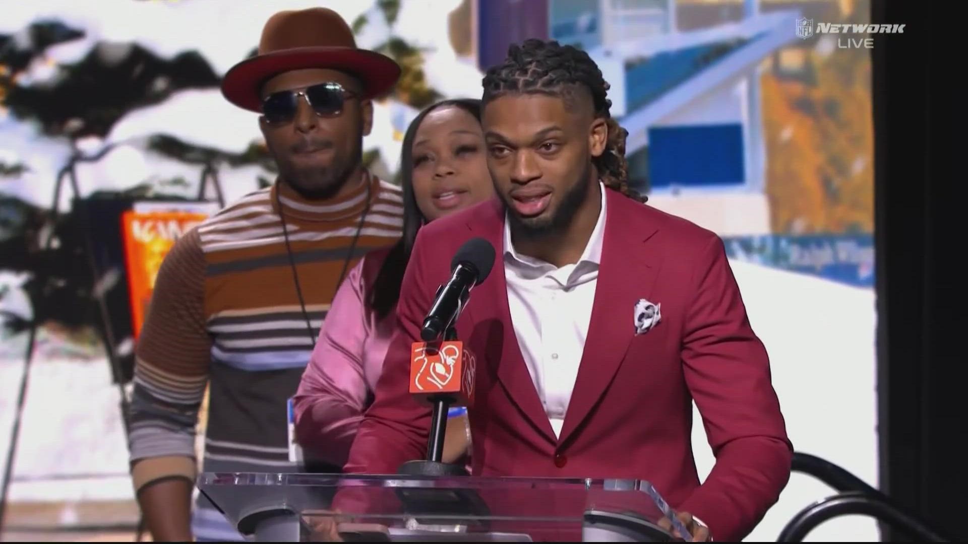 Damar Hamlin makes appearance at Super Bowl, speaks about recovery