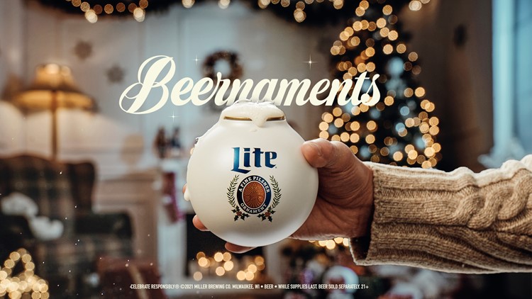 Miller Lite has developed a way to hang beer from your Christmas tree