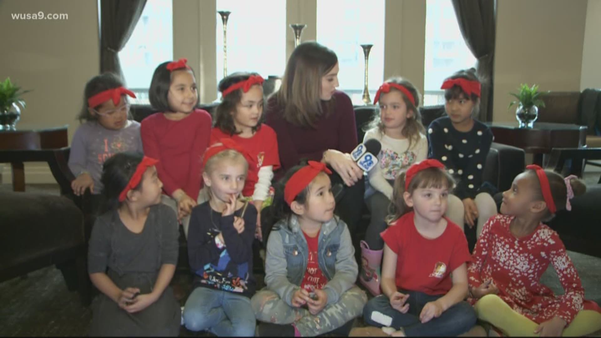 The Rosie Riveters-inspired STEM program is known for its unique science projects, bright red headbands and inspiring the next generation of young women.