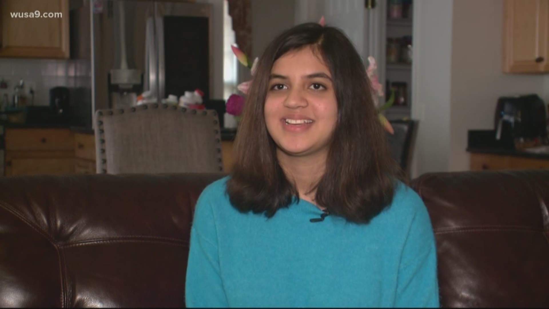 Anika Gulati, an eighth-grader from Herndon, just received the highest composite score on the standardized test.