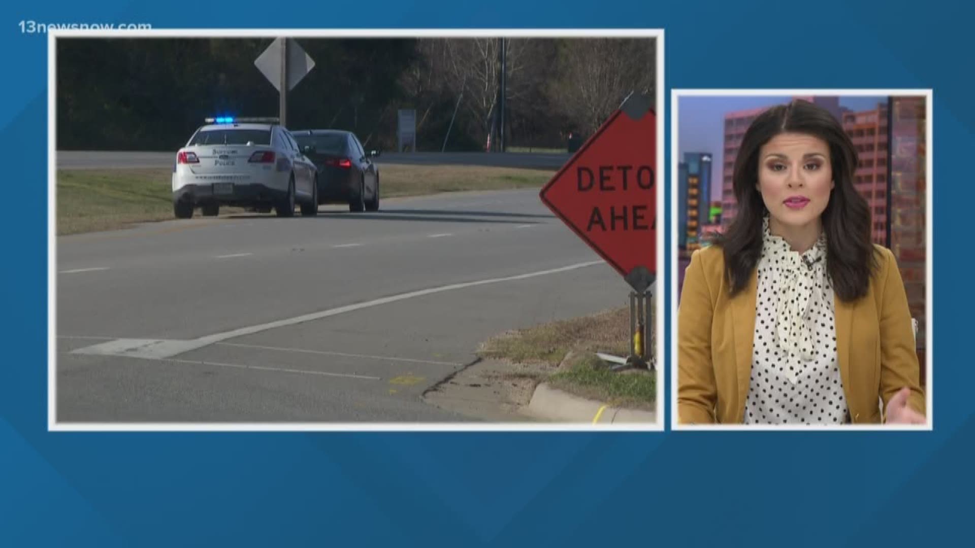 One person died at the scene of the wreck in the 4000 block of Godwin Boulevard. Two other people were taken to the hospital.