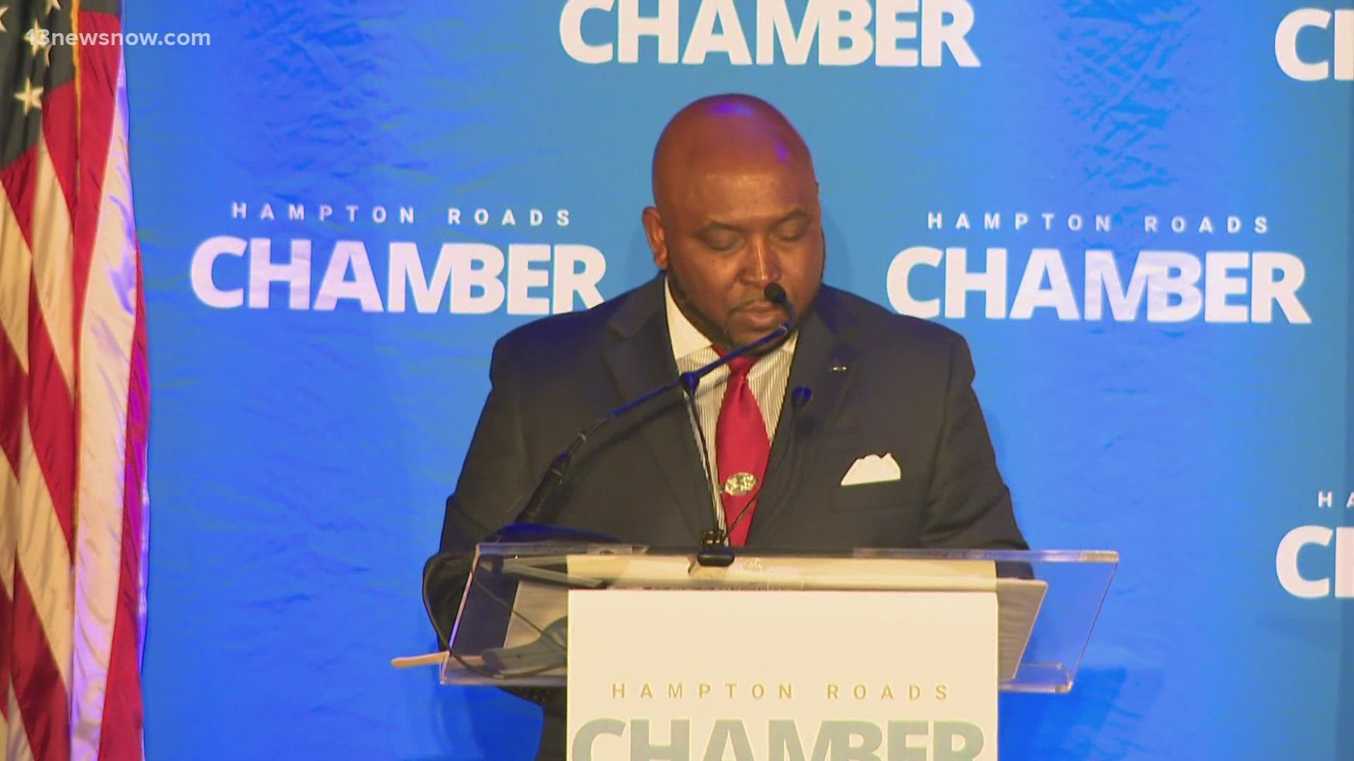 Mayor Shannon Glover encouraged people to get involved with their communities, whether it's volunteering with a nonprofit, or donating money to a community program.