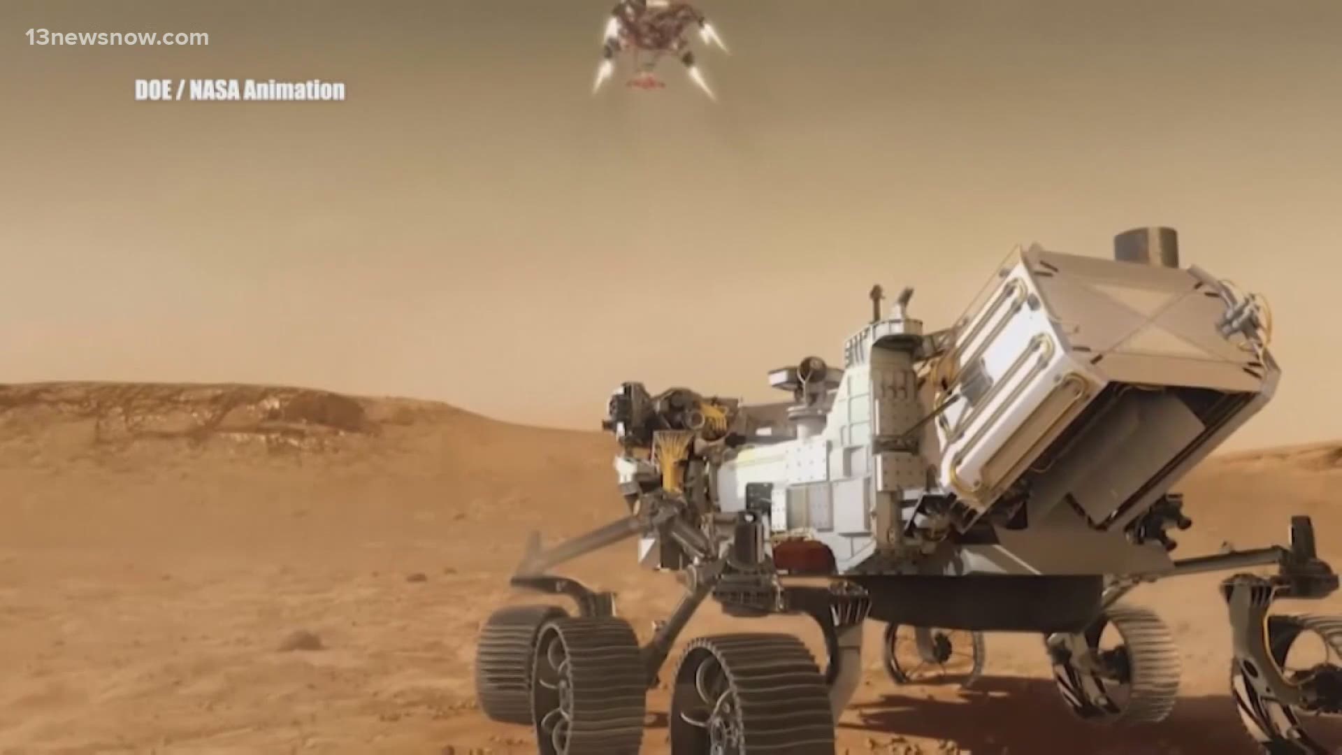 NASA's big mission to Mars had a little help from a Norfolk native.