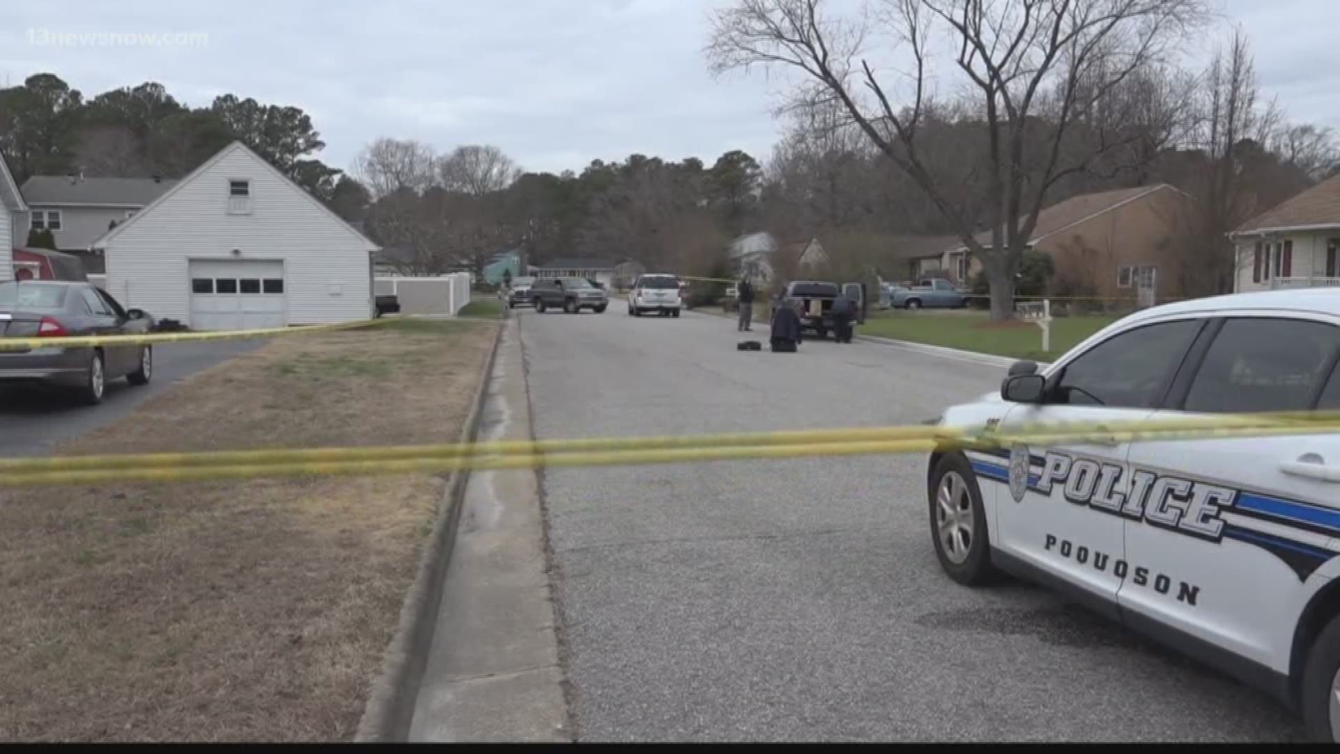 The Poquoson police are investigating after a man was found dead inside a pickup truck.