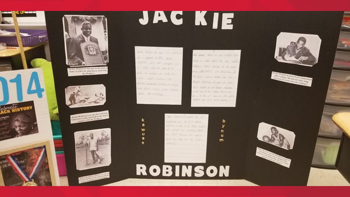 Black History Month Bulletin Board Jackie Robinson Project 